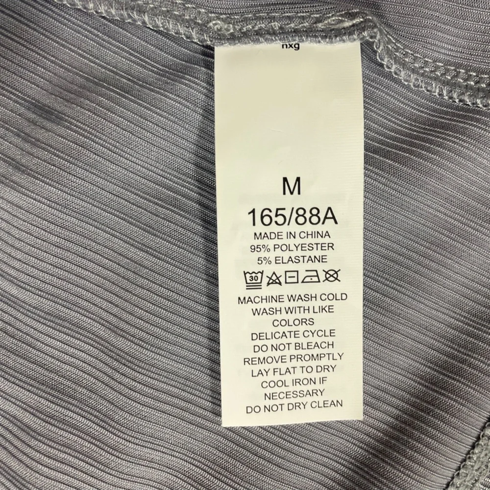 Kate Spade Metallic Silver Turtleneck Top (D-1)